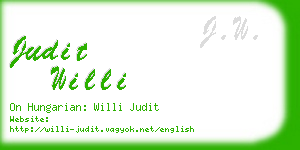 judit willi business card
